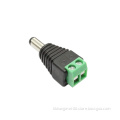 DC Male Jack Connectors 5.5x2.1mm - Low Voltage 2-Pin Power Accessories for LED Strips
